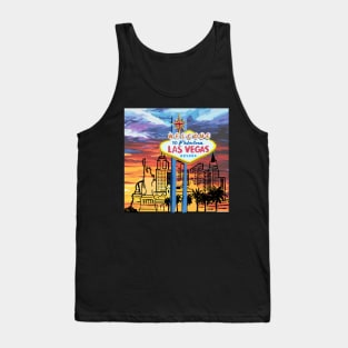 Las Vegas signboard Tank Top